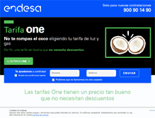 Tablet Screenshot of endesaone.com